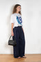 The 3-Pleat Trouser by 6397 is made of a superfine lightweight wool an has 3-pleats and a full, wide leg
