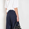 The 3-Pleat Trouser by 6397 is made of a superfine lightweight wool an has 3-pleats and a full, wide leg
