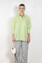 The Biggie Shirt by 6397 is a signature oversized shirt in a bright lime yellow cotton with a subtle dropped shoulder