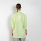 The Biggie Shirt by 6397 is a signature oversized shirt in a bright lime yellow cotton with a subtle dropped shoulder