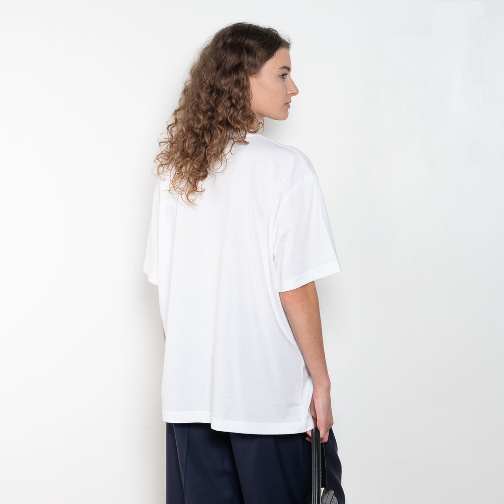 The Big Russel Blue Moon Tee by 6397 is a relaxed oversize tee with Blue Moon graphic across the front