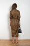The Collarless Shirtdress by 6397 is a superfine cotton dress with a soft sheerness and full button closure