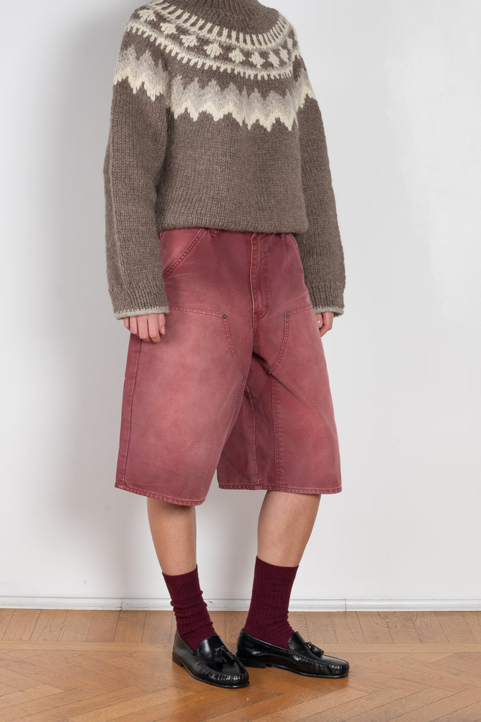 6397 double knee shorts