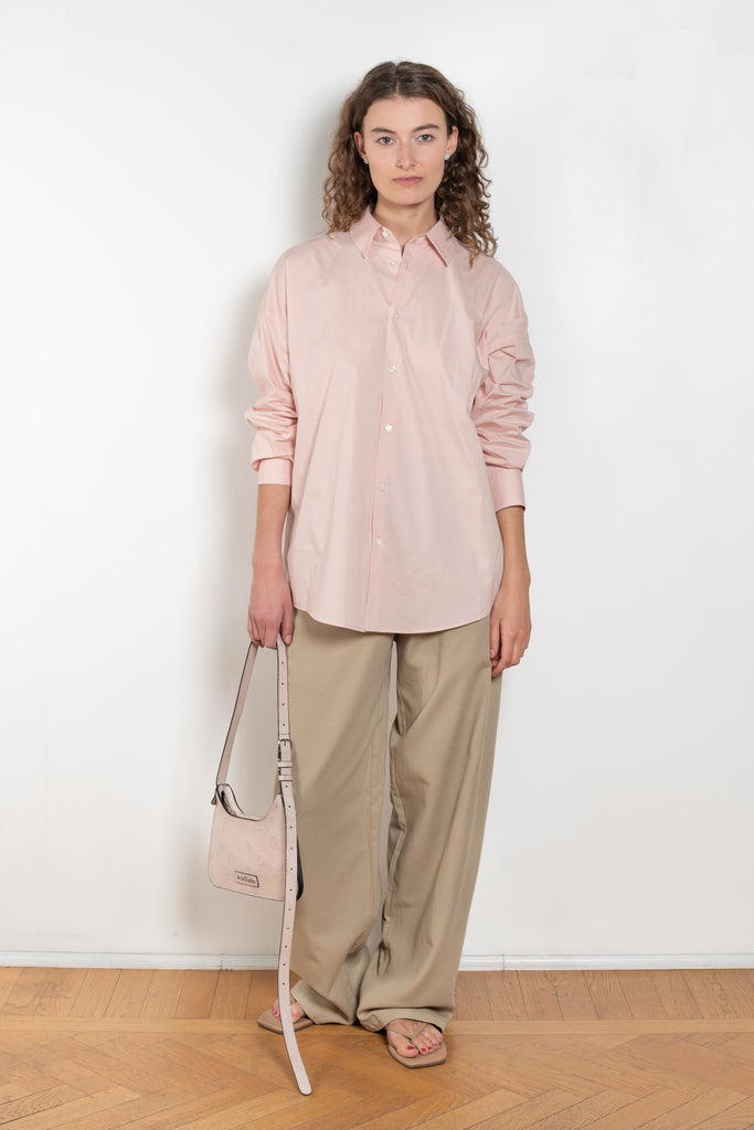 The New Uniform Top by 6397 is a signature oversized boxy cotton shirt in a Japanese cotton with a subtle dropped shoulder