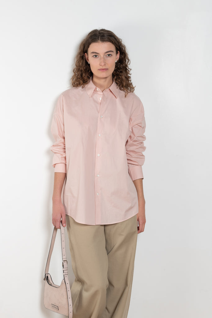 The New Uniform Top by 6397 is a signature oversized boxy cotton shirt in a Japanese cotton with a subtle dropped shoulder