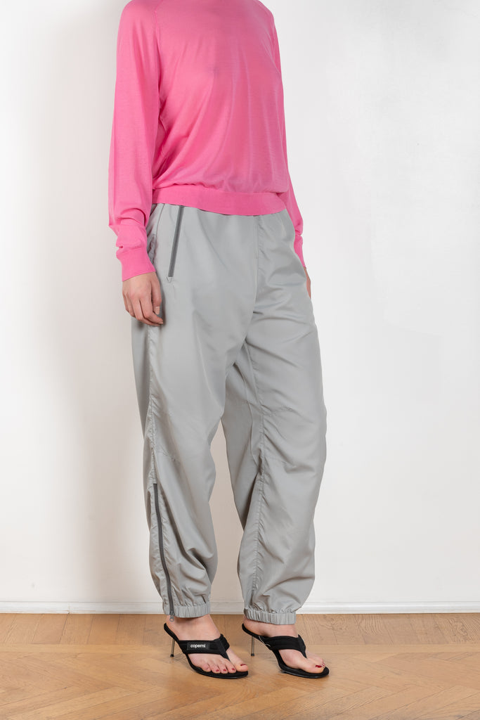 The Warm Up Pants by 6397 is a high waisted jogging trouser with zips