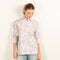 stars and face print shirt acne