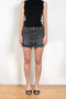 The Alek Mini Skirt by Agolde is a signature 5 pocket mini skirt crafted in a non stretch cotton