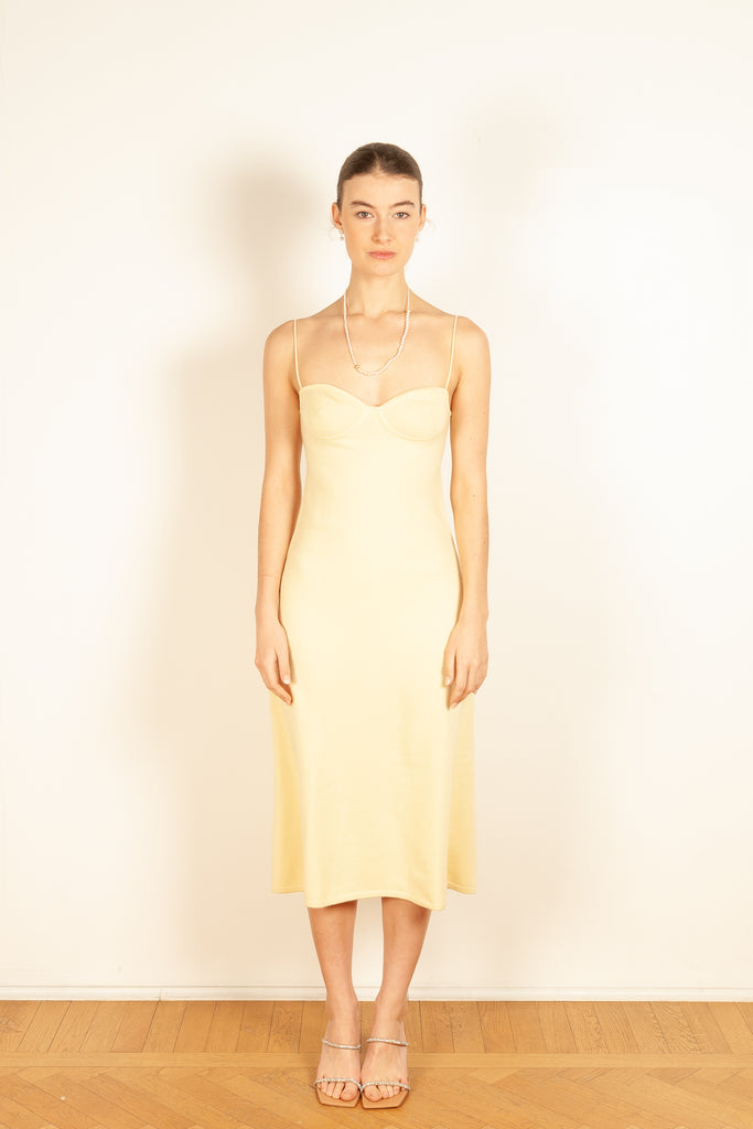 ally dress lemon sorbet