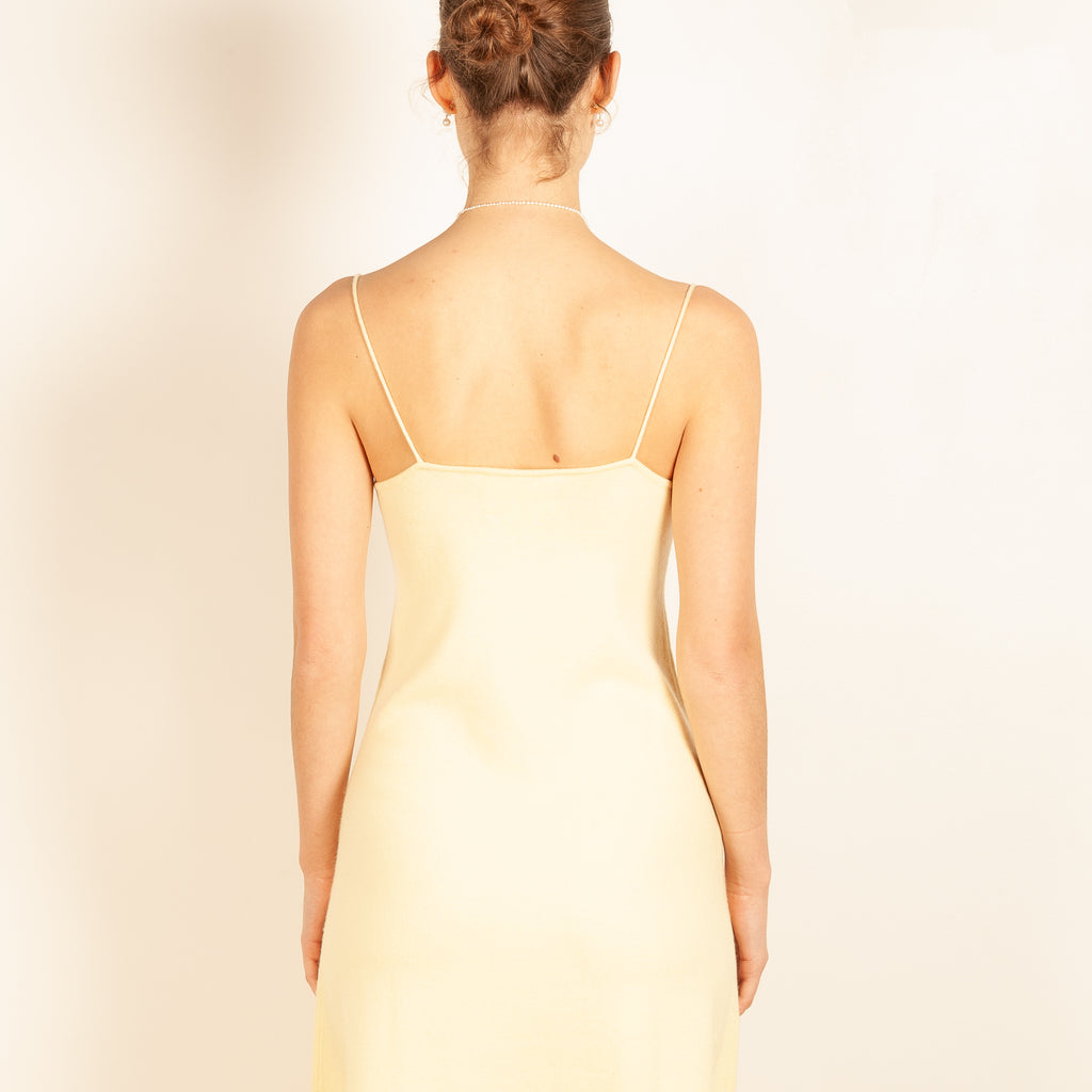 ally dress lemon sorbet