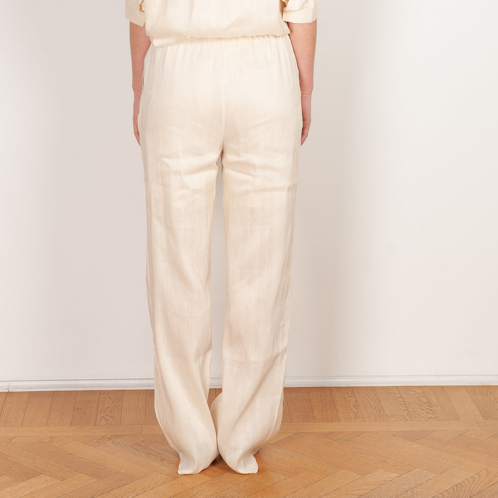 amata pants rice ivory loulou studio