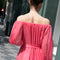 The Milani Dress by Anna October is an effortless lightweight summer dress in a bright pink silk chiffon