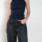 The 1981F Jeans by Acne Studios&nbsp;are cut to a loose fit with a low waist, wide leg