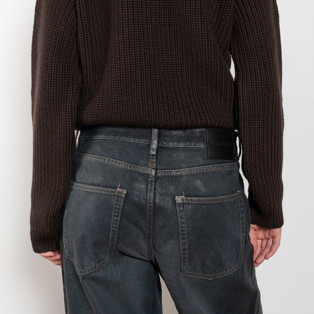 Acne studios 1981 jeans glossy black