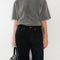 The 2021 Loose Fit Jeans by Acne Studios are cut to a loose fit with mid-waist, wide leg and long length. Made from rigid denim in a black black wash.