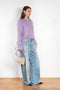 The 1981F Jeans by Acne Studios are cut to a loose fit with a low waist, wide leg and long length