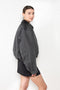 Bomber blouson jacket is crafted from twill cotton with a garment-dyed finish, an Acne Studios Stockholm 1996 logo patch at the front