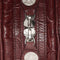 acne studios camero bag burgundy croco

