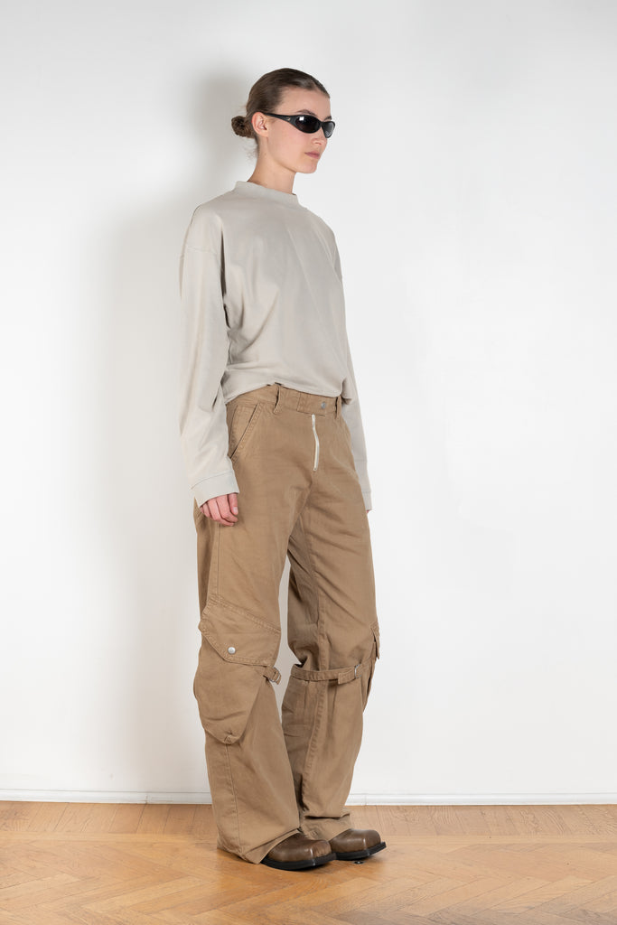 The Cargo Trouser 1146 by Acne Studios has&nbsp;a relaxed fit with a mid waist, straight leg and long length