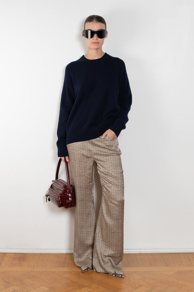 Acne studios check tailored trousers
