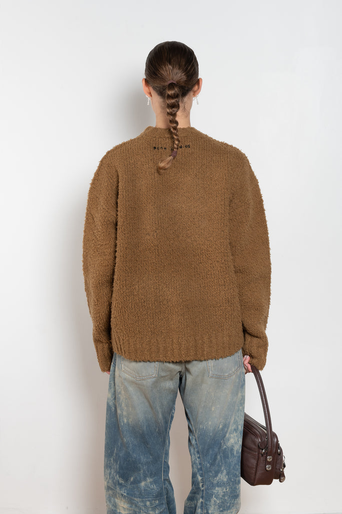 acne studios crewneck teddy sweater