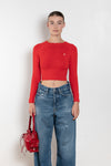 Cropped Crewneck Sweater