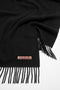 The Fringe Wool Scarf Narrow by Acne Studios bubble is detailed with a pink Acne Studios label and crafted from midweight wool