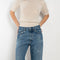 The 2021 Loose Fit Jeans by Acne Studios are cut to a loose fit with mid-waist, wide leg and long length. Made from rigid denim in a medium blue wash.