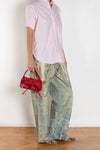 Keychain Print Loose Jeans