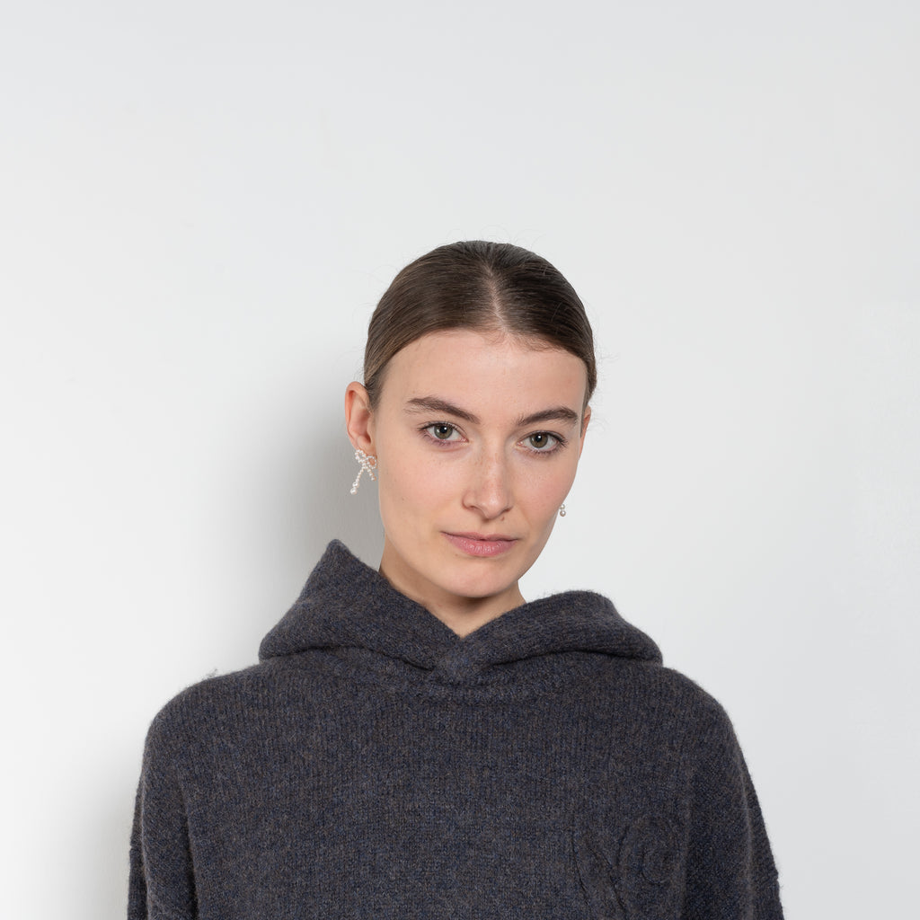 acne studios layered wool hoodie