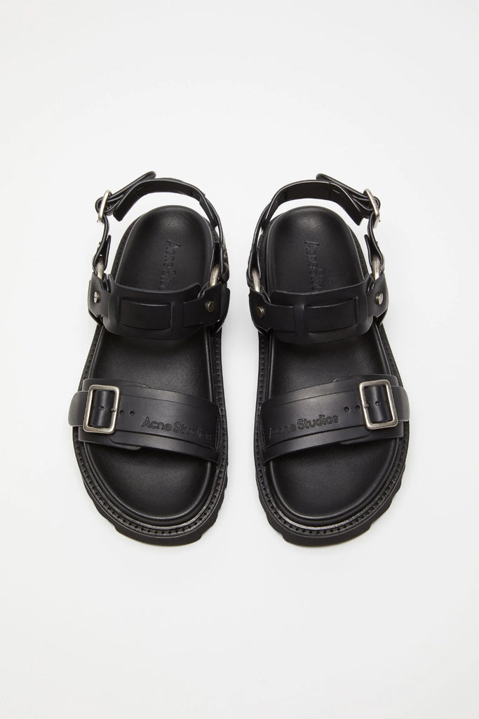Leather Buckle Sandal
