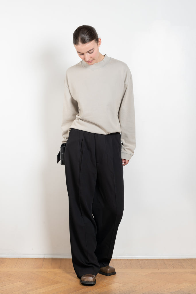 The Logo Tape Trouser 1265 by Acne Studios&nbsp;are crafted from a twill wool blend