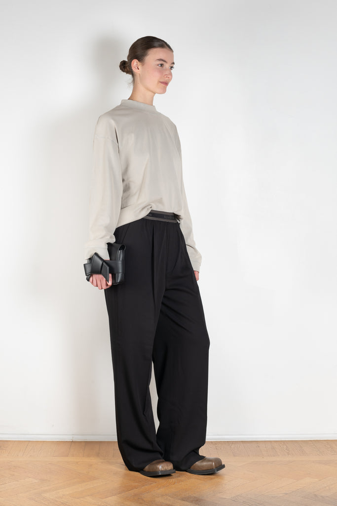 The Logo Tape Trouser 1265 by Acne Studios&nbsp;are crafted from a twill wool blend