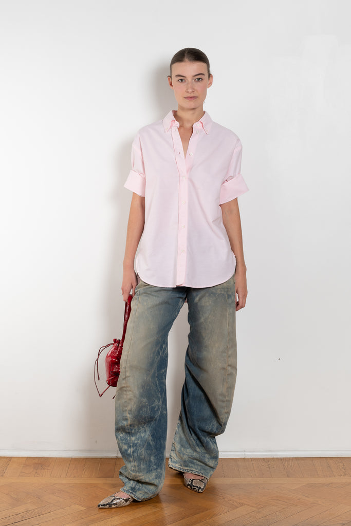 The Loose Fit Jeans 2006F by Acne Studios are cut to a loose fit with a low waist and wide, long legs with a twisted seam