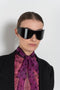 acne studios sheer bow blouse