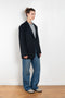 The Single-breasted suit jacket by Acne Studios is crafted in a dense sartorial pinstripe fabric