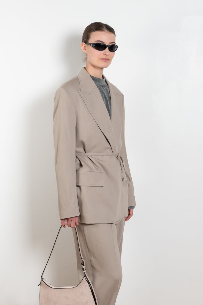 The Suit Jacket 576 by Acne Studios has a relaxed fit with constructed shoulders