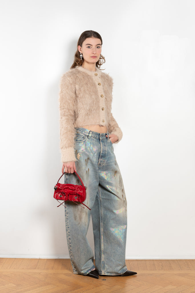 The Super Baggy Jeans 2023 by Acne Studios are cut to a super baggy fit with a mid waist, super wide leg and long length