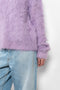 The Textured Jumper by Acne Studios is a crew neck jumper features a brushed hairy texture