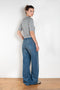 Belted Denim Trouser