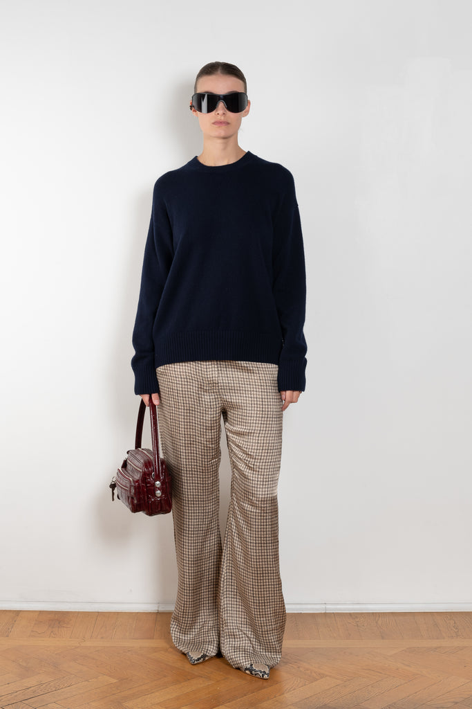 Acne studios check tailored trousers