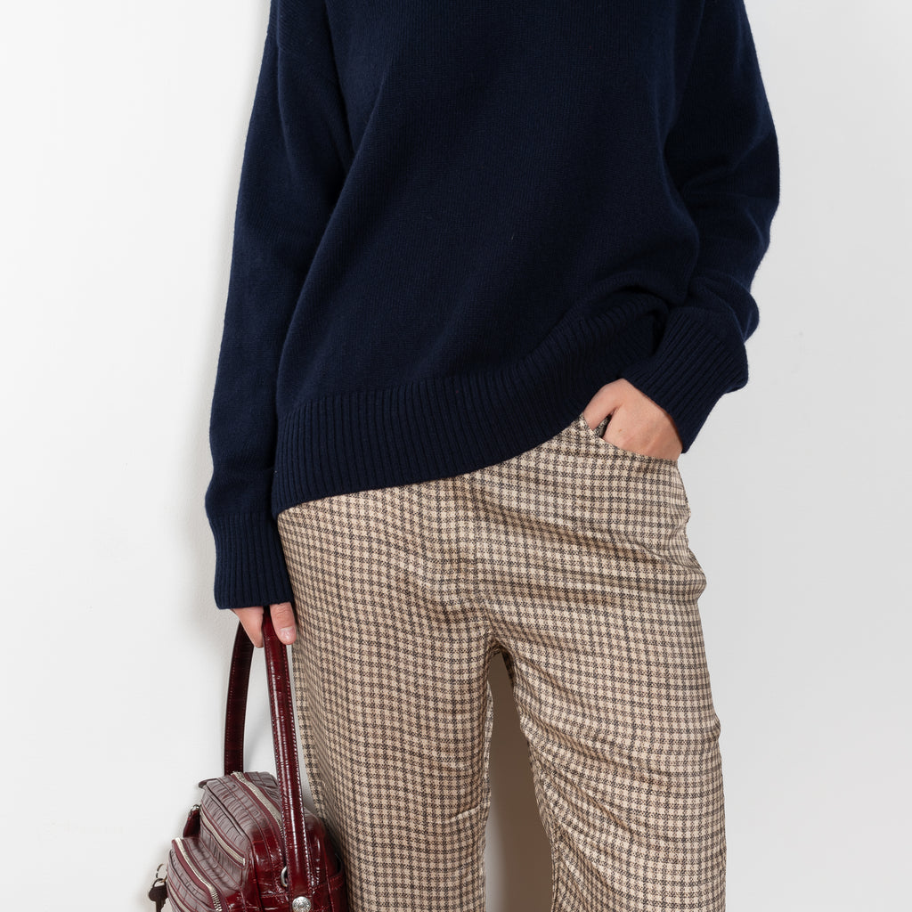 Acne studios check tailored trousers