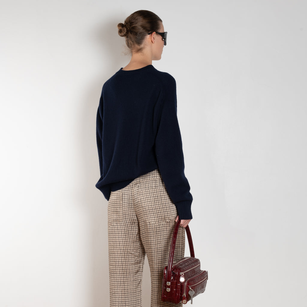Acne studios check tailored trousers