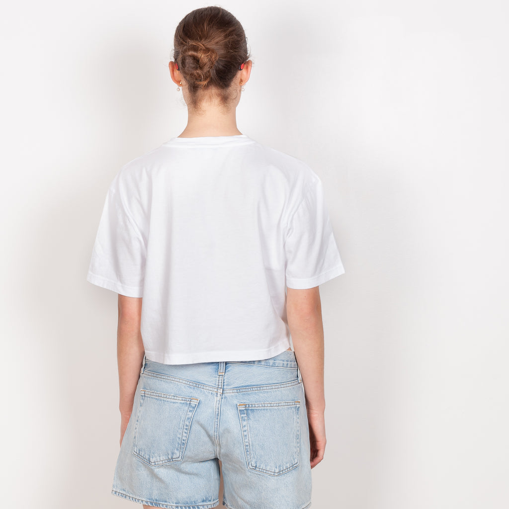 The Anya Tee by Agolde features an easy boxy fit