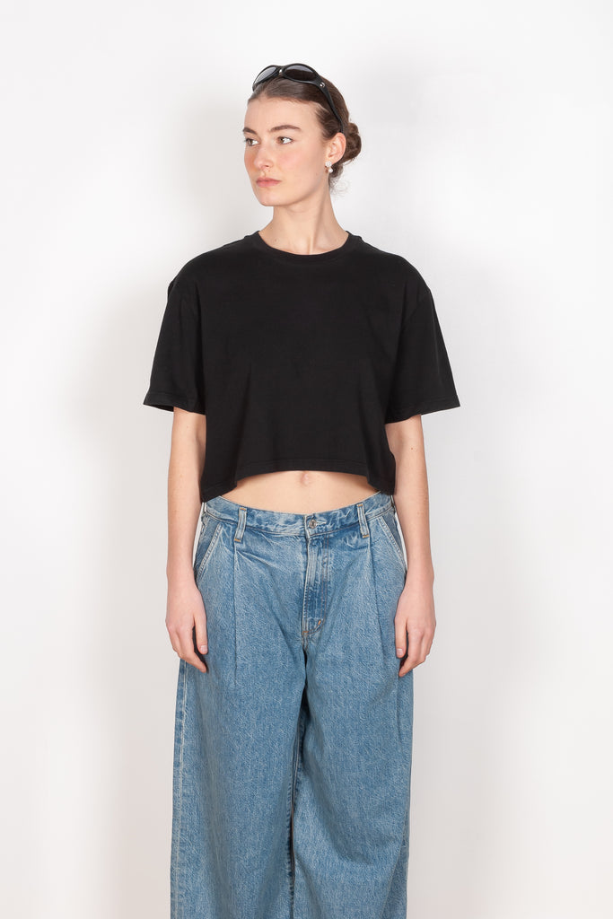 The Anya Tee by Agolde features an easy boxy fit