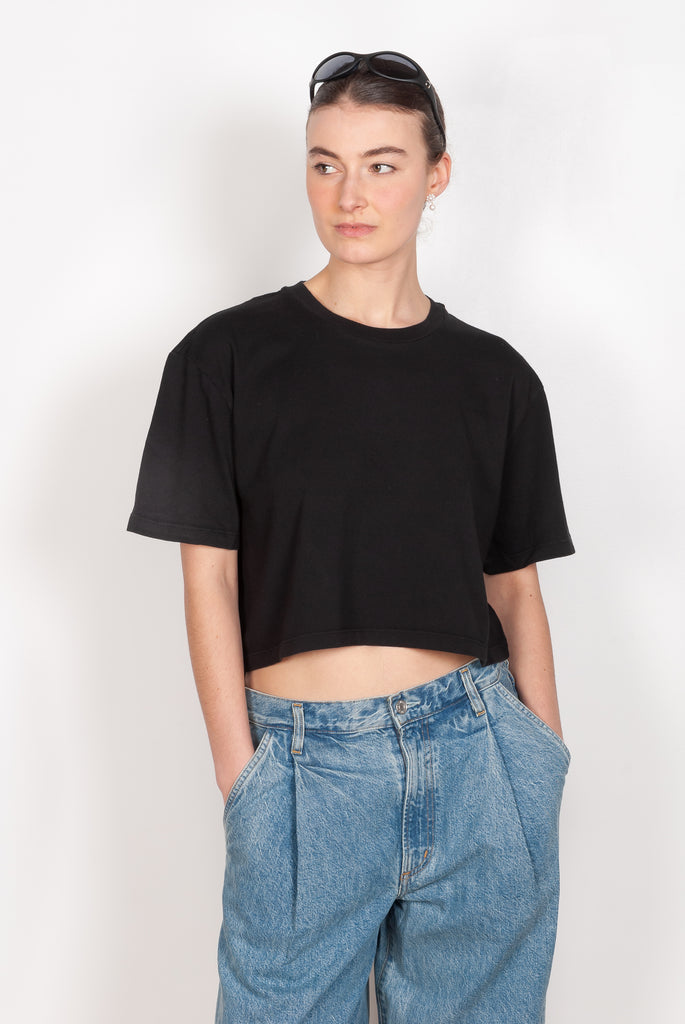 The Anya Tee by Agolde features an easy boxy fit