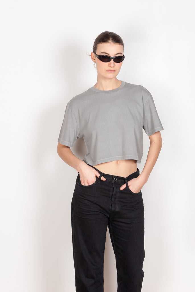 The Anya Tee by Agolde features an easy boxy fit