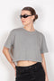 The Anya Tee by Agolde features an easy boxy fit