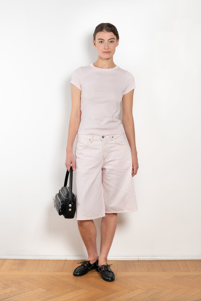 The Baggy V Short by Agolde is a relaxed short with a longer length and a signature high-pitched V-waist detail for a flattering, vintage-inspired touch