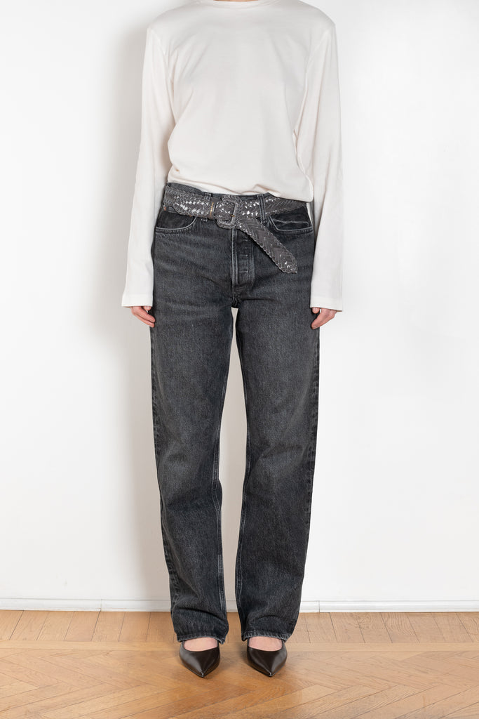 The Kelly Jeans by AGOLDE is a mid waist full length jeans with a straight leg